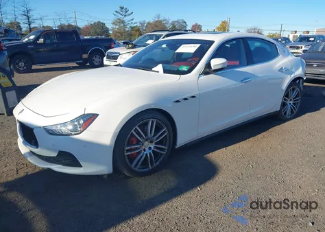 2017 Maserati Ghibli S Q4 from USA, damaged, VIN ZAM57RTS6H1251027